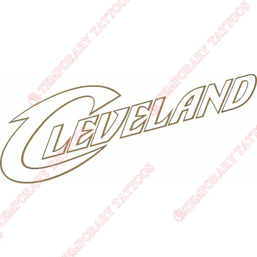 Cleveland Cavaliers Customize Temporary Tattoos Stickers NO.944